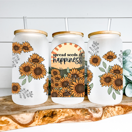 Spread Seeds Of Happiness 16oz Tumbler Wrap