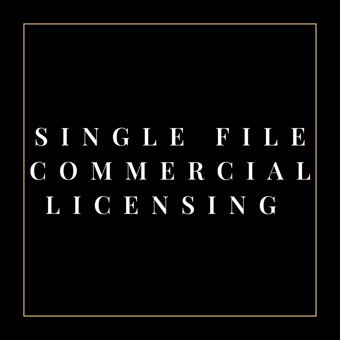Single File Commercial License