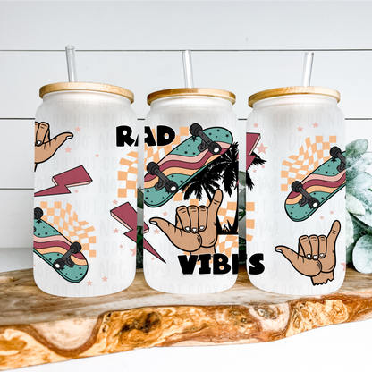 Rad Vibes 16oz Tumbler Wrap | 3 Skin Tones Included