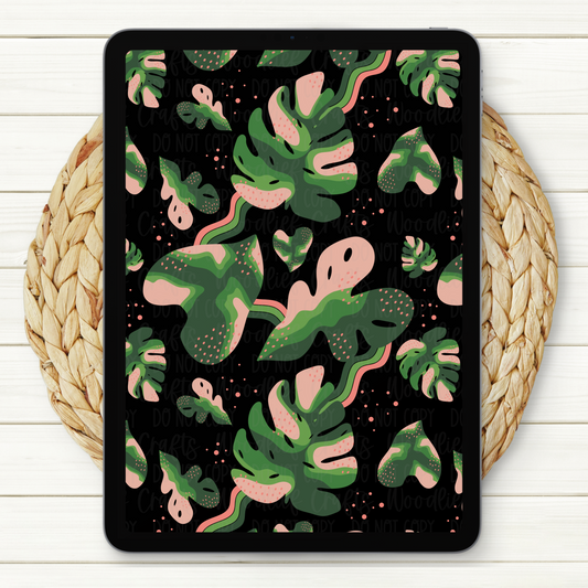 Tropical Paradise Seamless Digital Paper | Two Scales Included