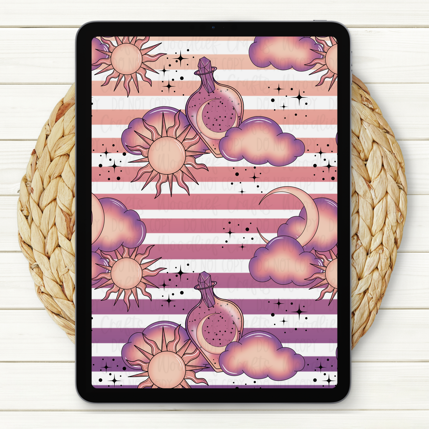 Dreamer Seamless Digital Paper | Two Scales Included