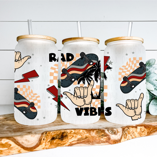 Rad Vibes 16oz Tumbler Wrap | 3 Skin Tones Included