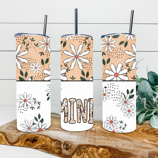 Mini 20oz Tumbler Wrap | Split Tumbler Wrap | Seamless Tumbler Wrap