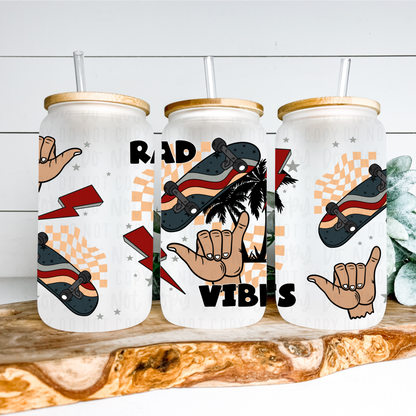 Rad Vibes 16oz Tumbler Wrap | 3 Skin Tones Included