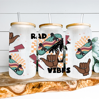 Rad Vibes 16oz Tumbler Wrap | 3 Skin Tones Included