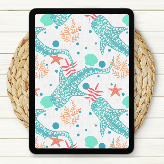 Go With The Flow Seamless Digital Paper | Two Scales Included