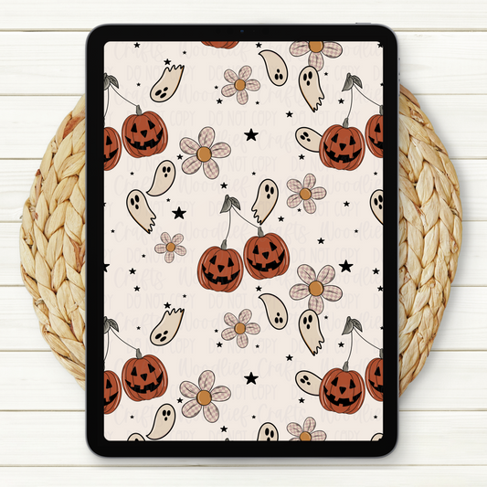 Totally Ghoul Seamless Digital Paper | Two Scales Included