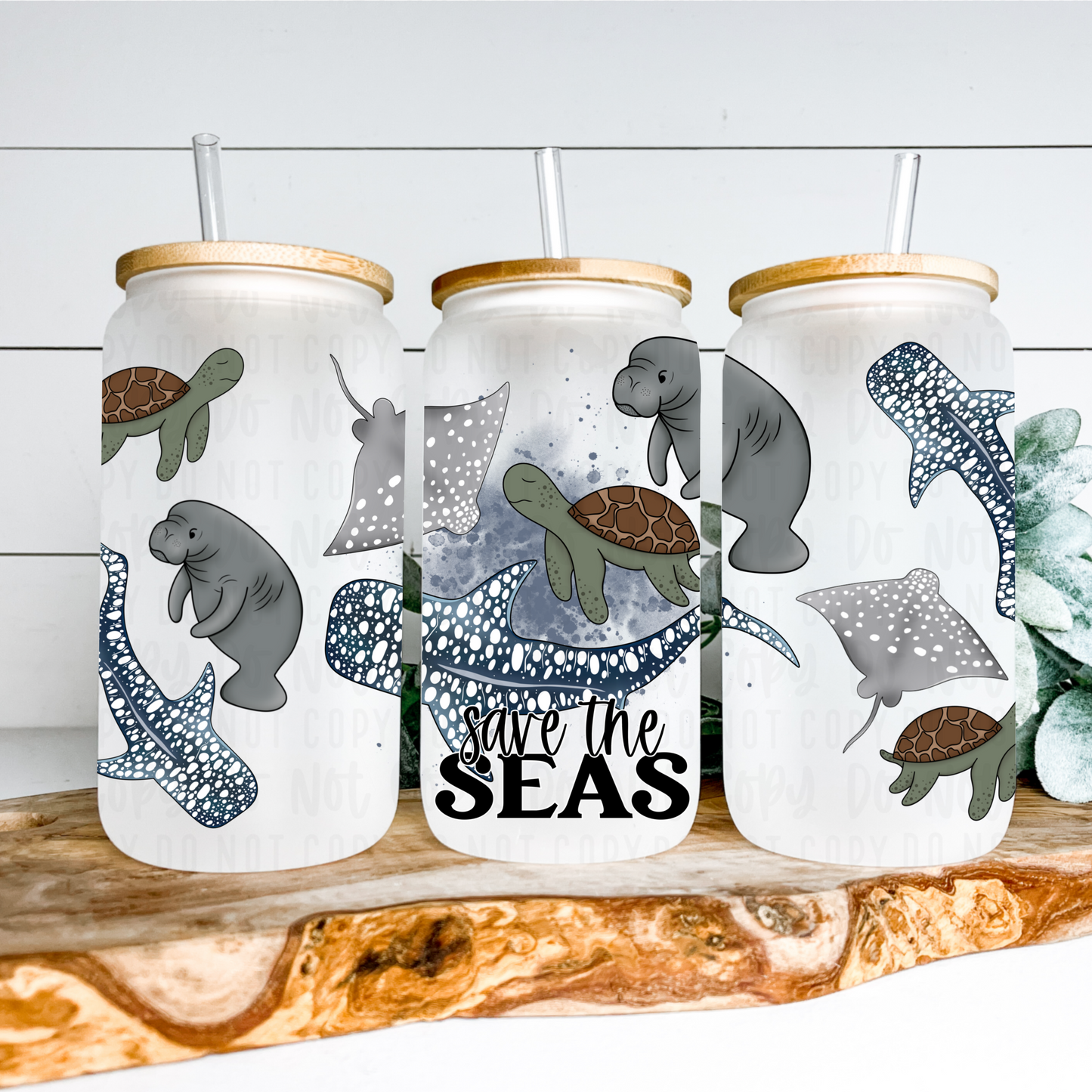 Save The Seas 16oz Tumbler Wrap