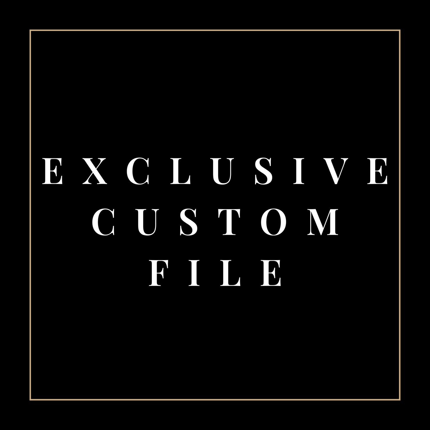 Exclusive Custom File