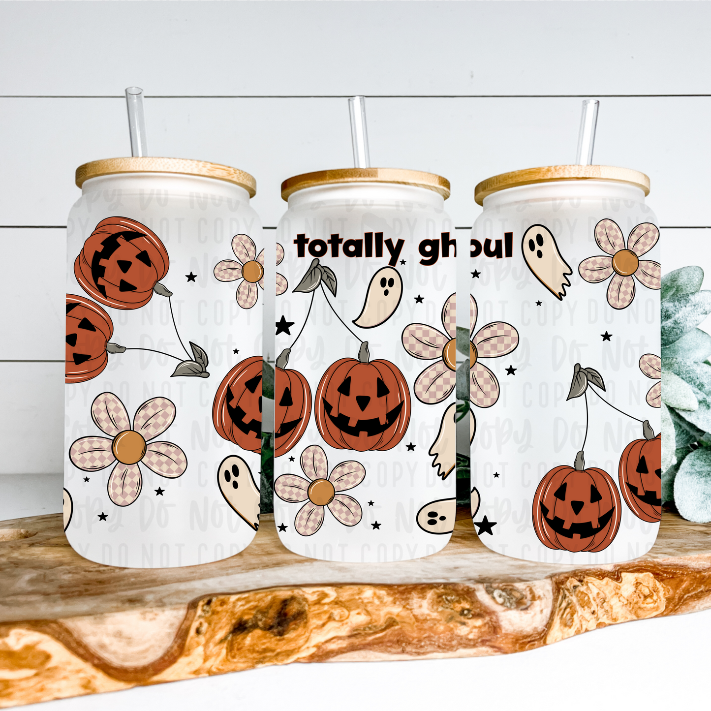 Totally Ghoul 16oz Tumbler Wrap