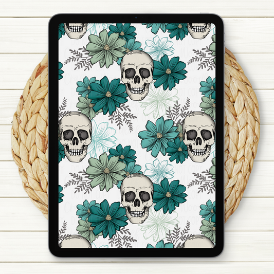 Choose To Bloom Seamless Digital Paper | Two Scales Included