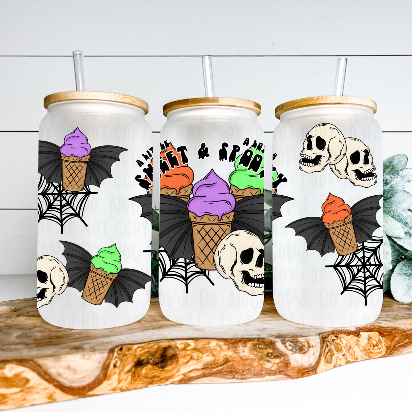 A Little Sweet & A Lotta Spooky 16oz Tumbler Wrap