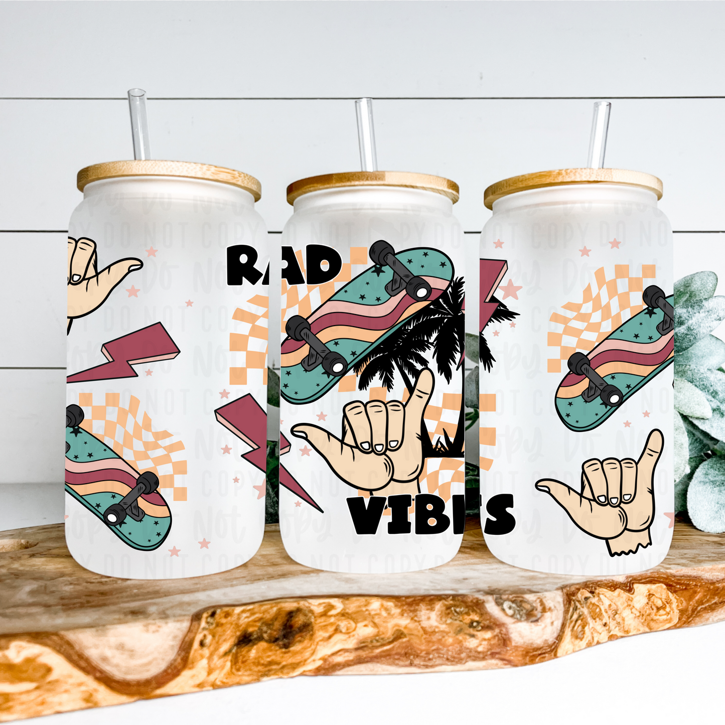 Rad Vibes 16oz Tumbler Wrap | 3 Skin Tones Included