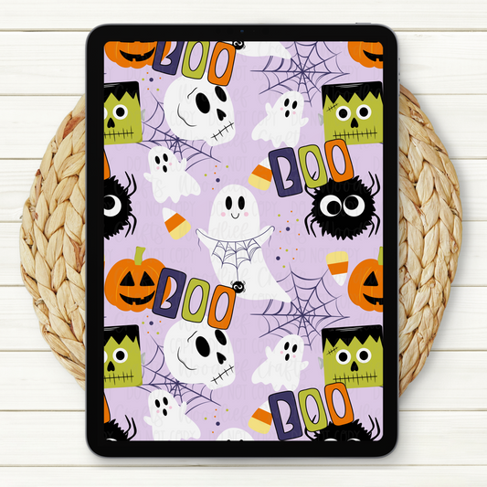 Boo Seamless Digital Paper | Two Scales Included