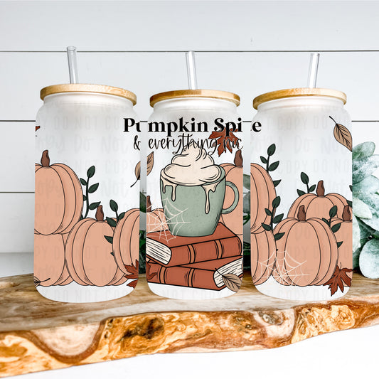 Pumpkin Spice And Everything Nice 16oz Tumbler Wrap