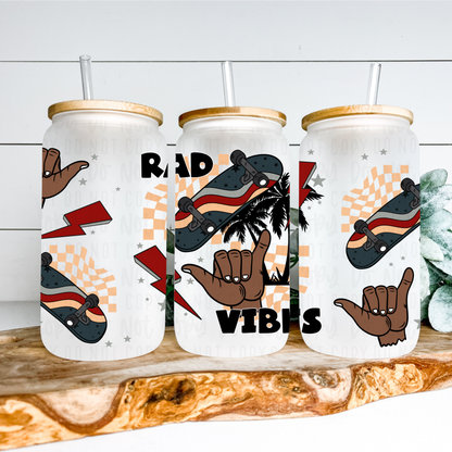 Rad Vibes 16oz Tumbler Wrap | 3 Skin Tones Included