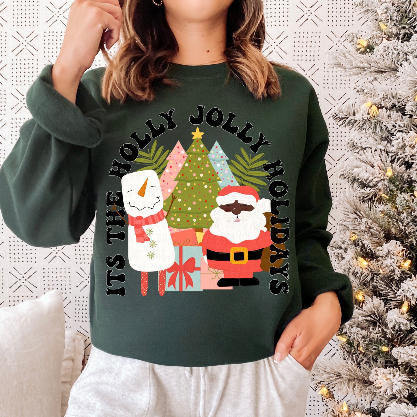 Its The Holly Jolly Holidays Digital Download | 5 Skin Tones Included