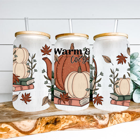 Warm & Cozy 16oz Tumbler Wrap