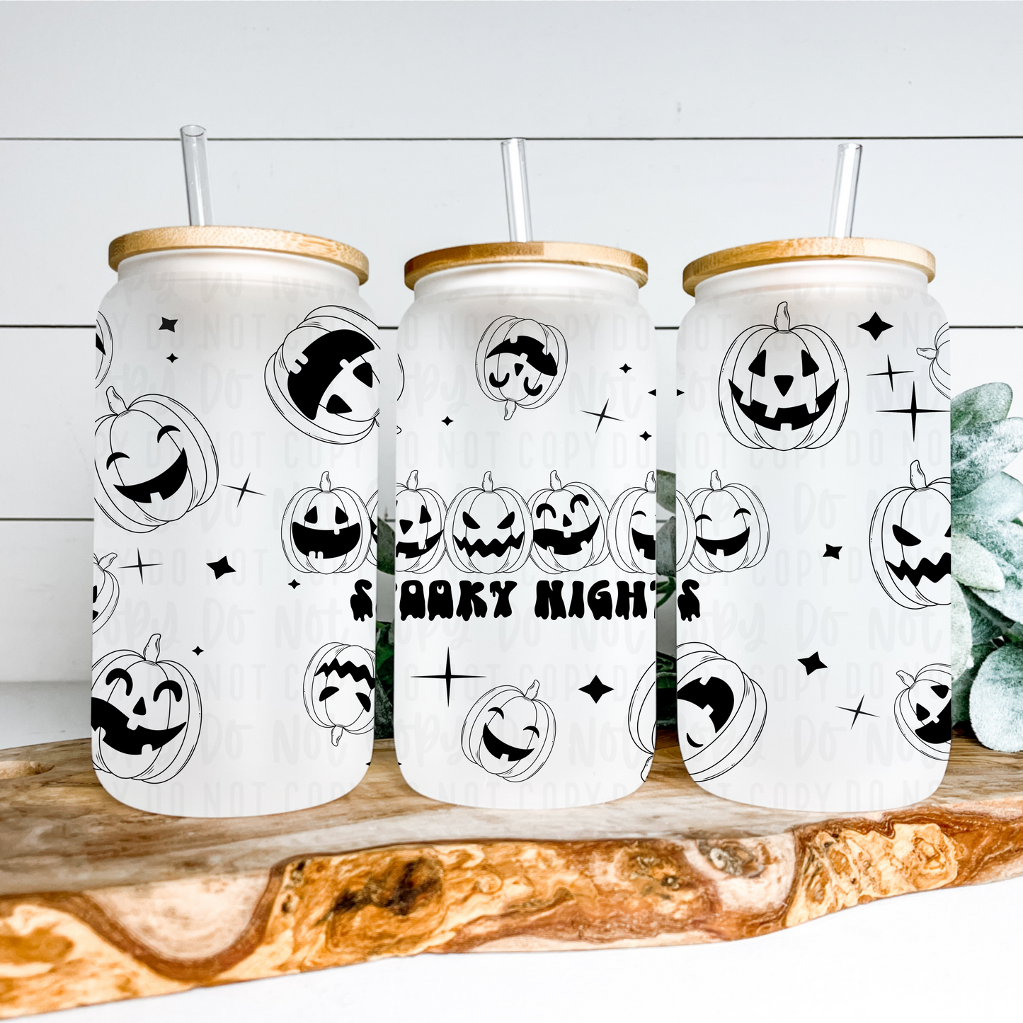 Spooky Nights 16oz Tumbler Wrap