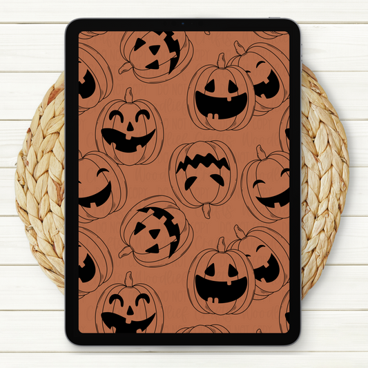 Spooky Nights Seamless Digital Paper | Two Scales Included