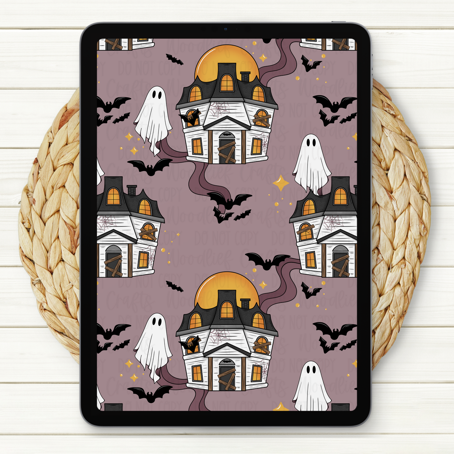 Happy Haunting Seamless Digital Paper | Two Scales Included