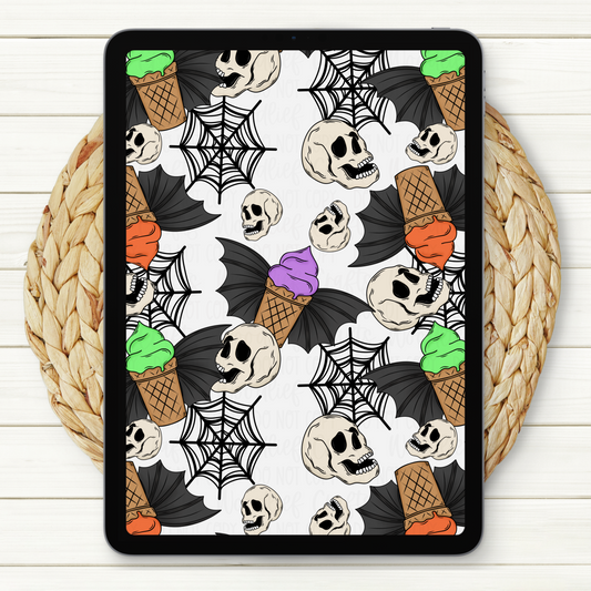 A Little Sweet & A Lotta Spooky Seamless Digital Paper | Two Scales Included