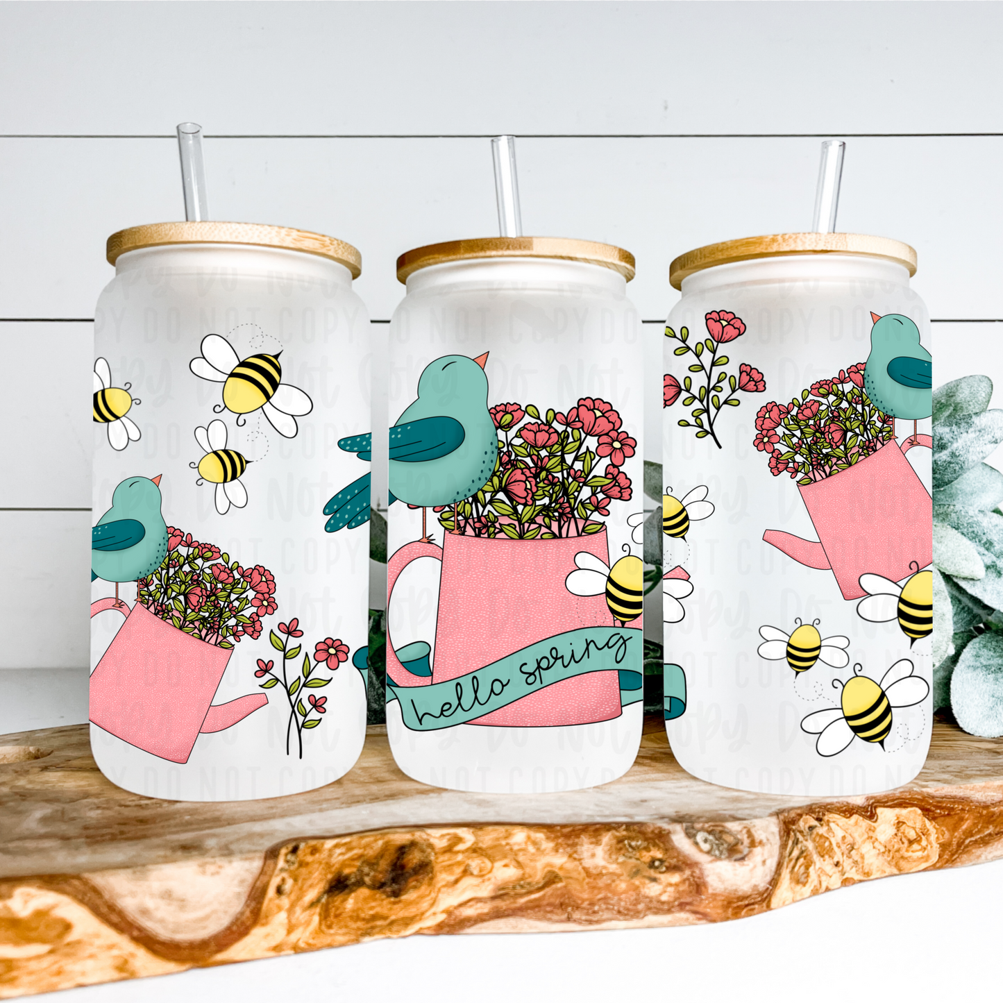 Hello Spring 16oz Tumbler Wrap