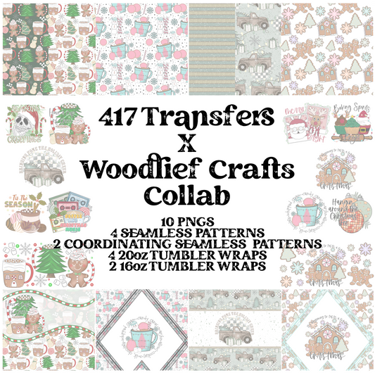 417 Transfers X Woodlief Crafts Collab | Christmas Themed