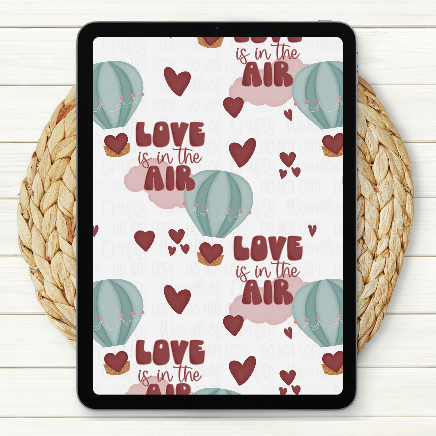 Love Is In The Air Seamless Digital Paper | Two Scales Included