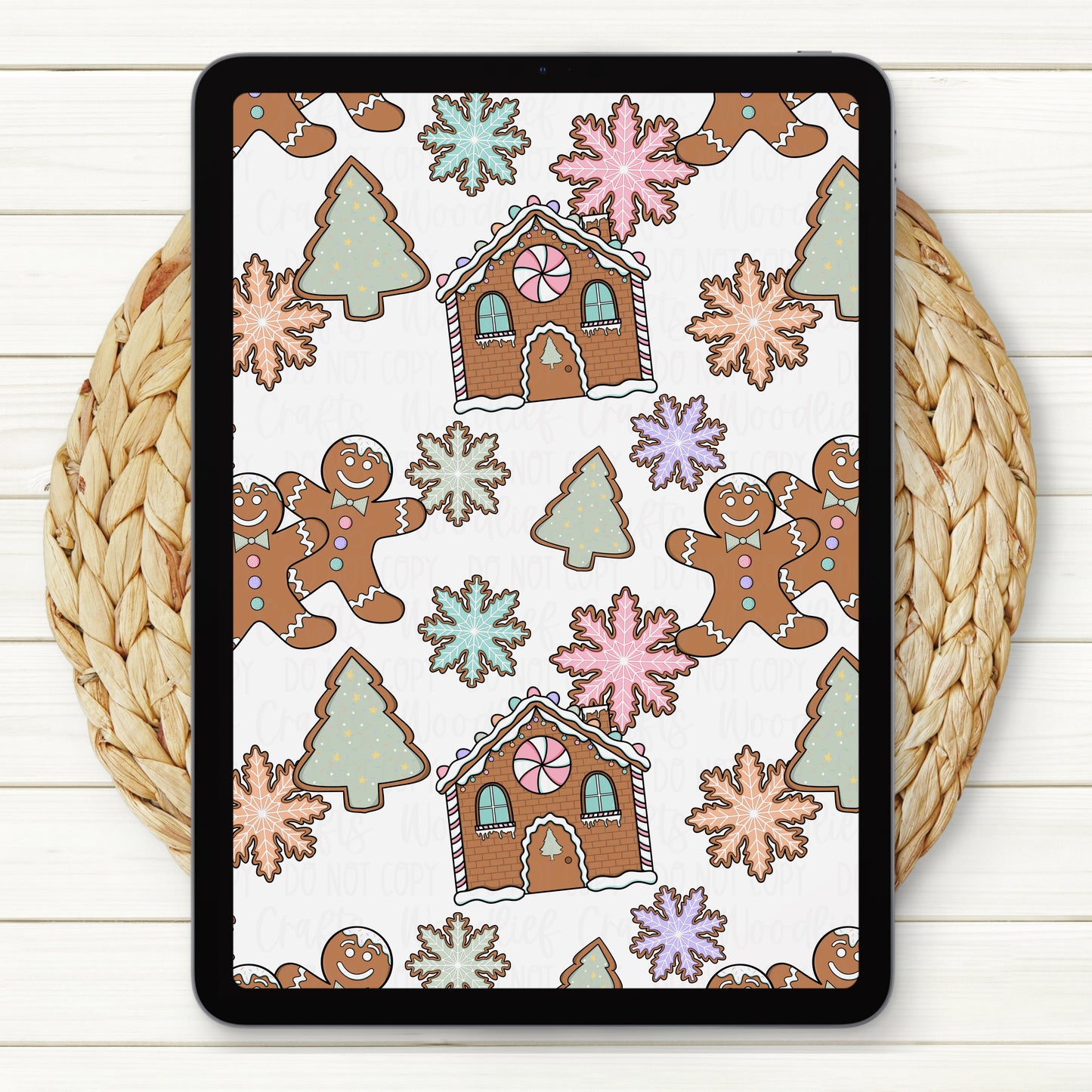 Its Beginning To Taste A Lot Like Christmas Seamless Digital Paper | Two Scales Included