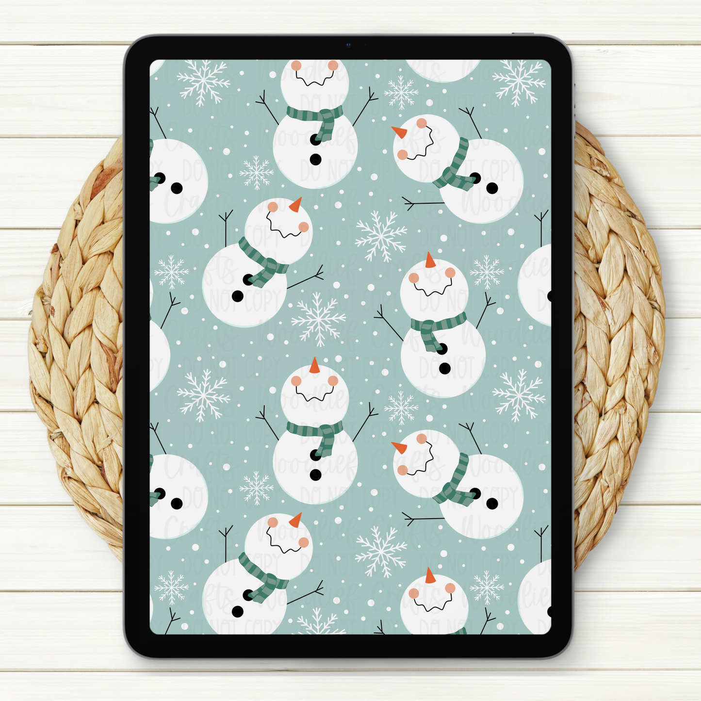 Stay Cozy Seamless Digital Paper | Two Scales Included