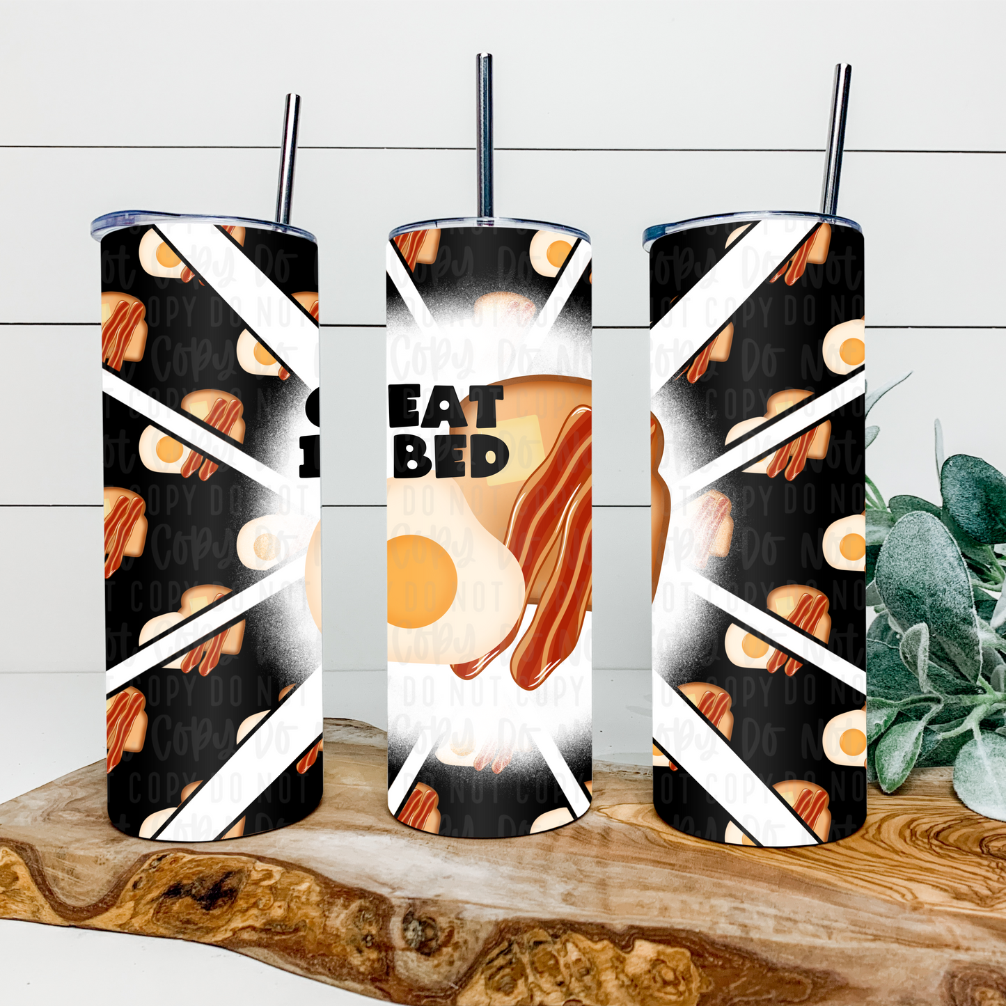 Great In Bed 20oz Tumbler Wrap | Burst Tumbler Wrap | Seamless Tumbler Wrap