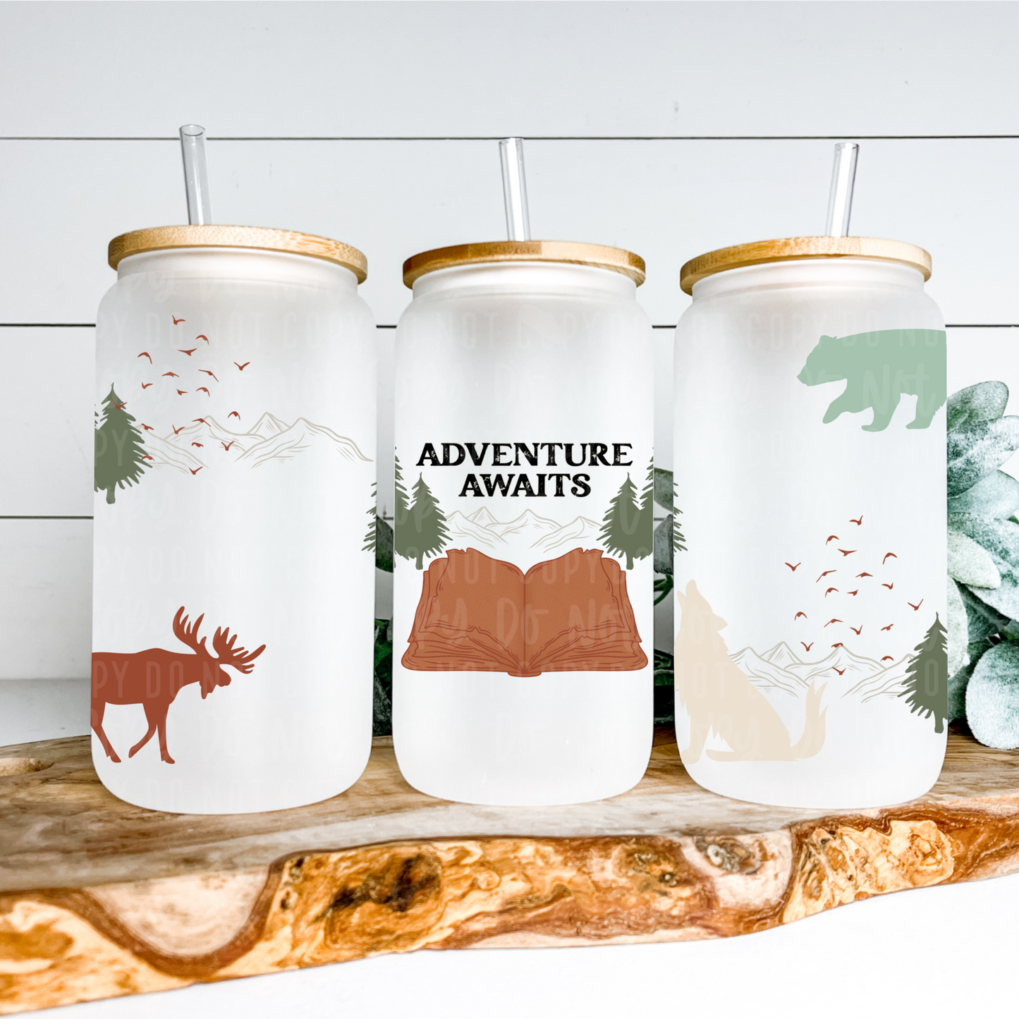 Adventure Awaits 16oz Tumbler Wrap