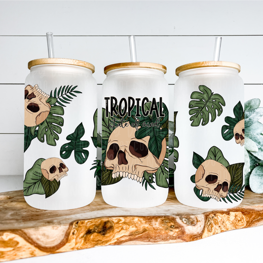 Tropical State Of Mind 16oz Tumbler Wrap