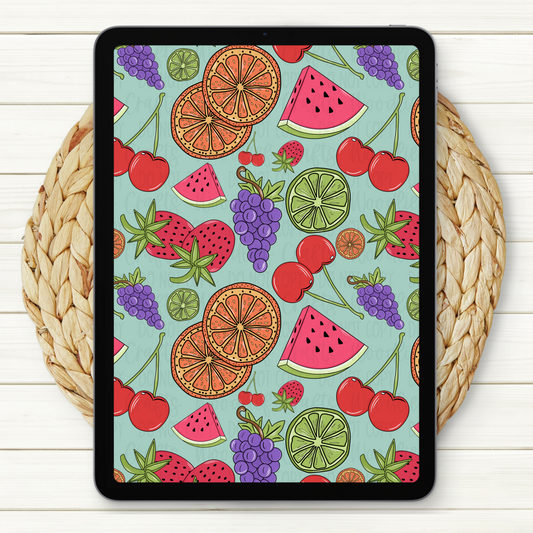 Feelin’ Fruity Seamless Digital Paper | Two Scales Included