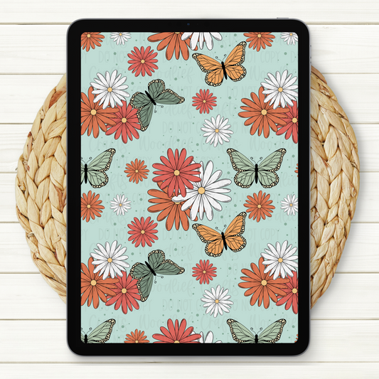 Beautiful Things Can Bloom Seamless Digital Paper | Two Scales Included