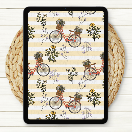 Live Among The Wild Flowers Seamless Digital Paper | Two Scales Included