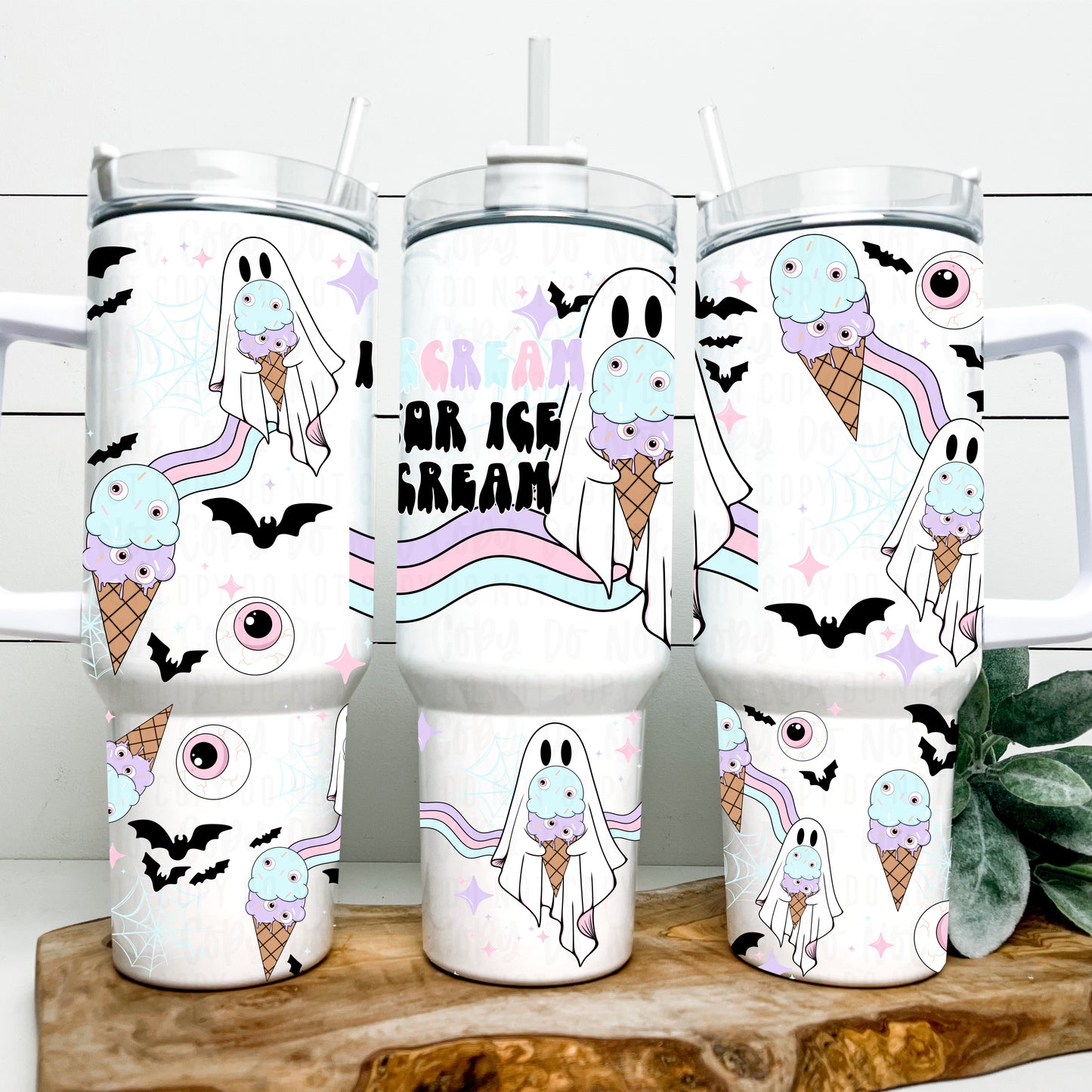 I Scream For Ice Cream 40oz Tumbler Wrap