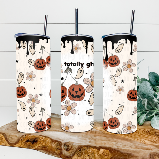 Totally Ghoul 20oz Tumbler Wrap | Seamless Tumbler Wrap