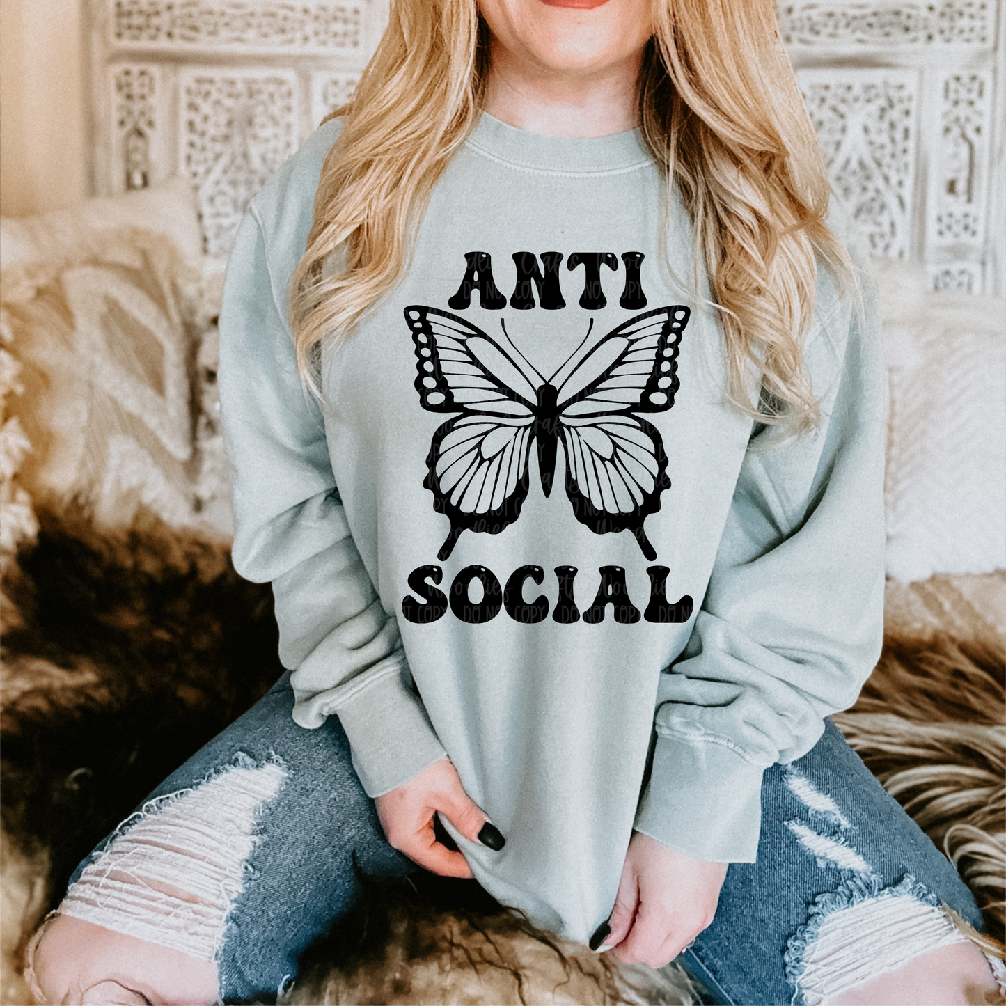 Anti Social Digital Download | Single Color File
