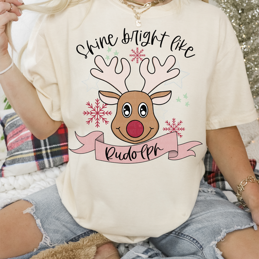 Shine Bright Like Rudolph Digital Download