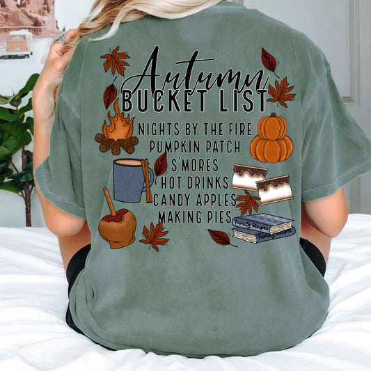 Autumn Bucket List Digital Download