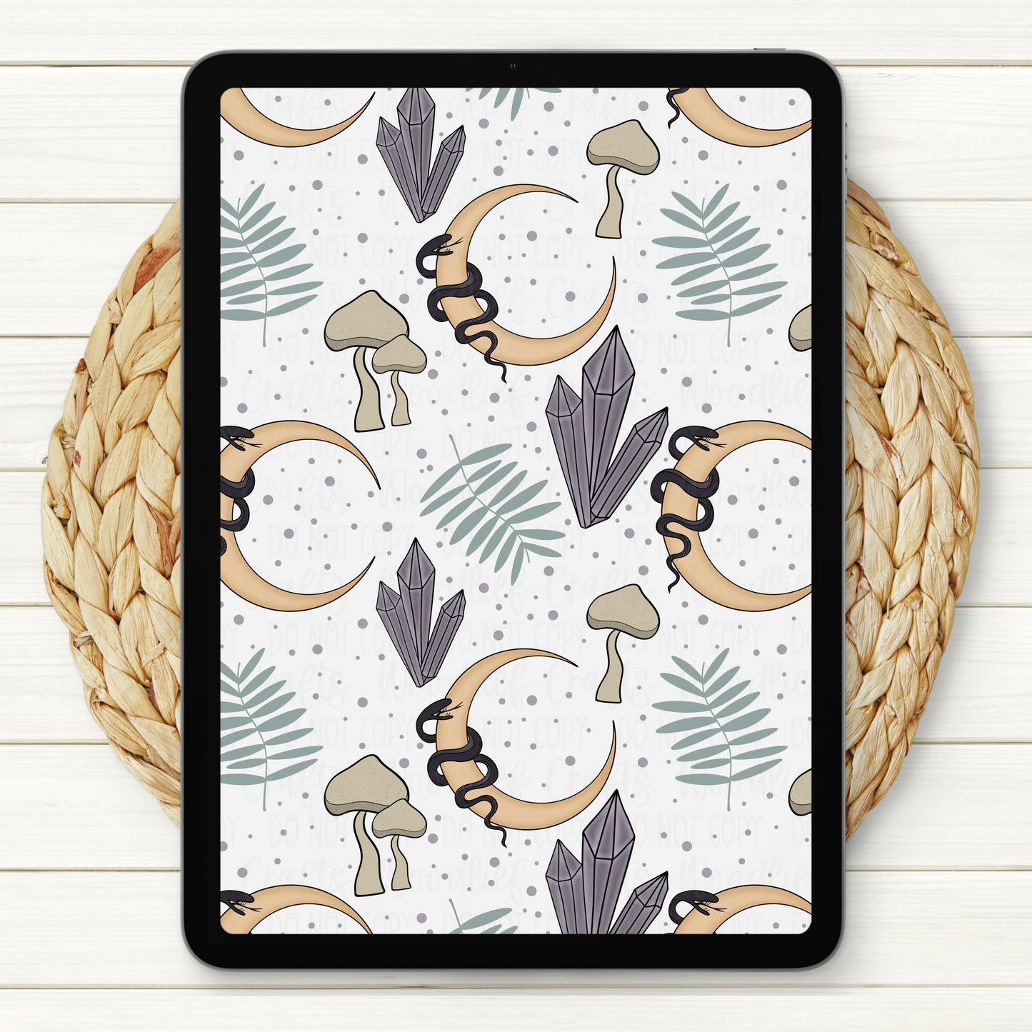 Born To Chase The Magic Seamless Digital Paper | Two Scales Included
