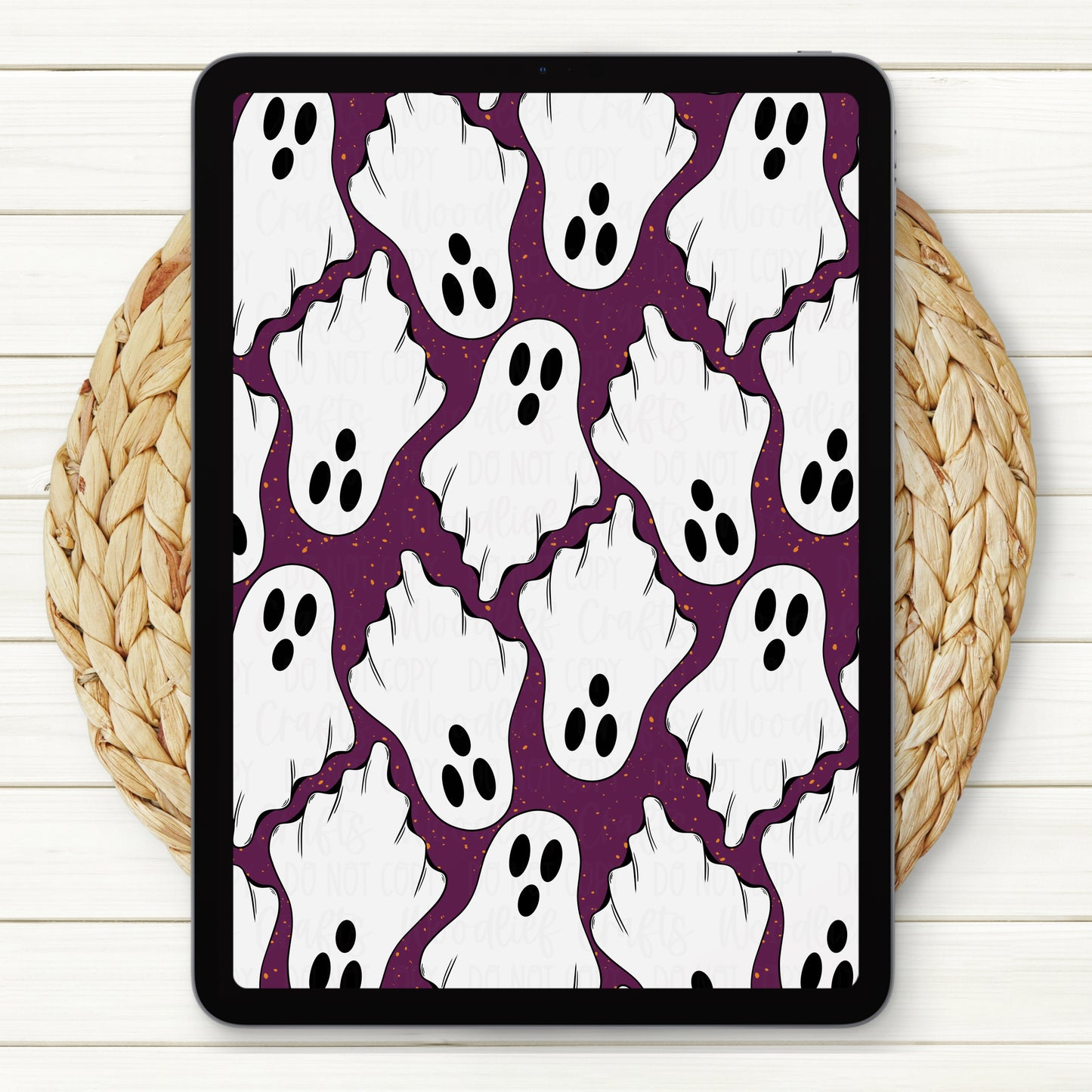 Ghost Seamless Digital Paper | Two Scales Included