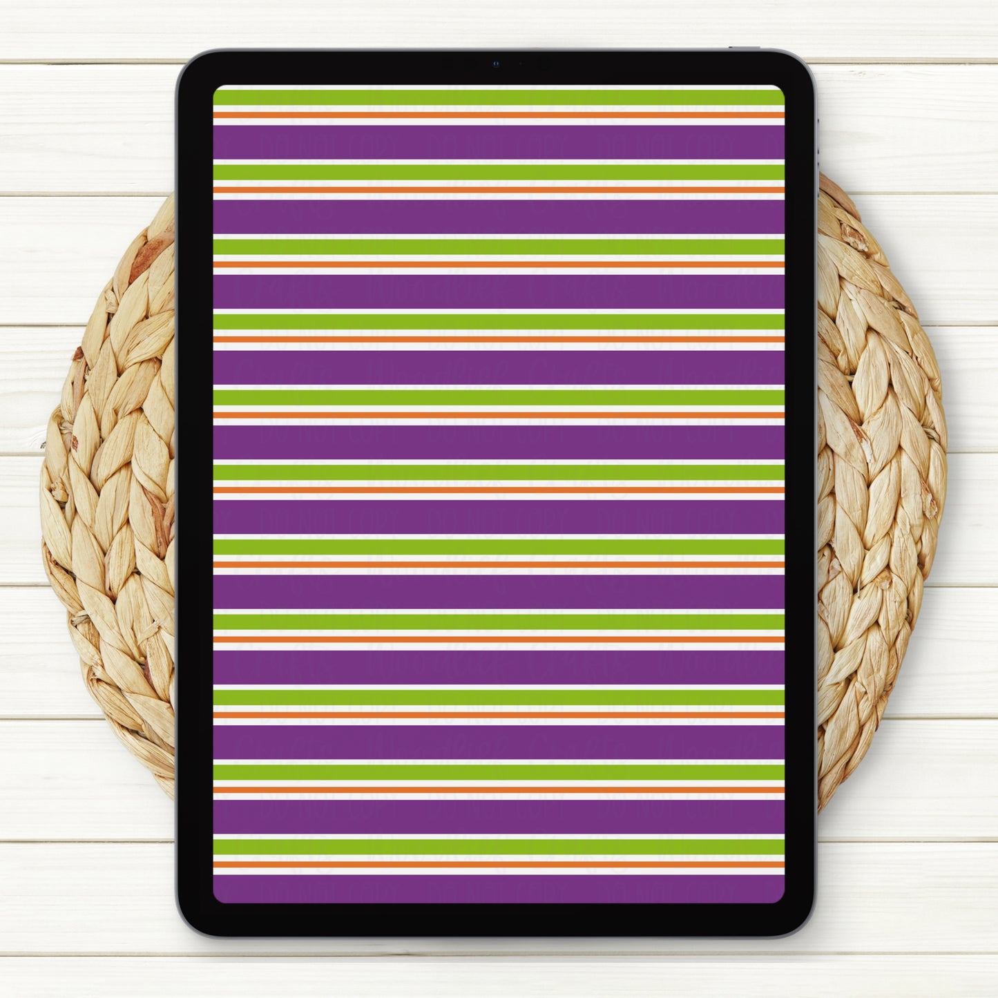 Halloween Stripes Seamless Digital Paper | Two Scales Included