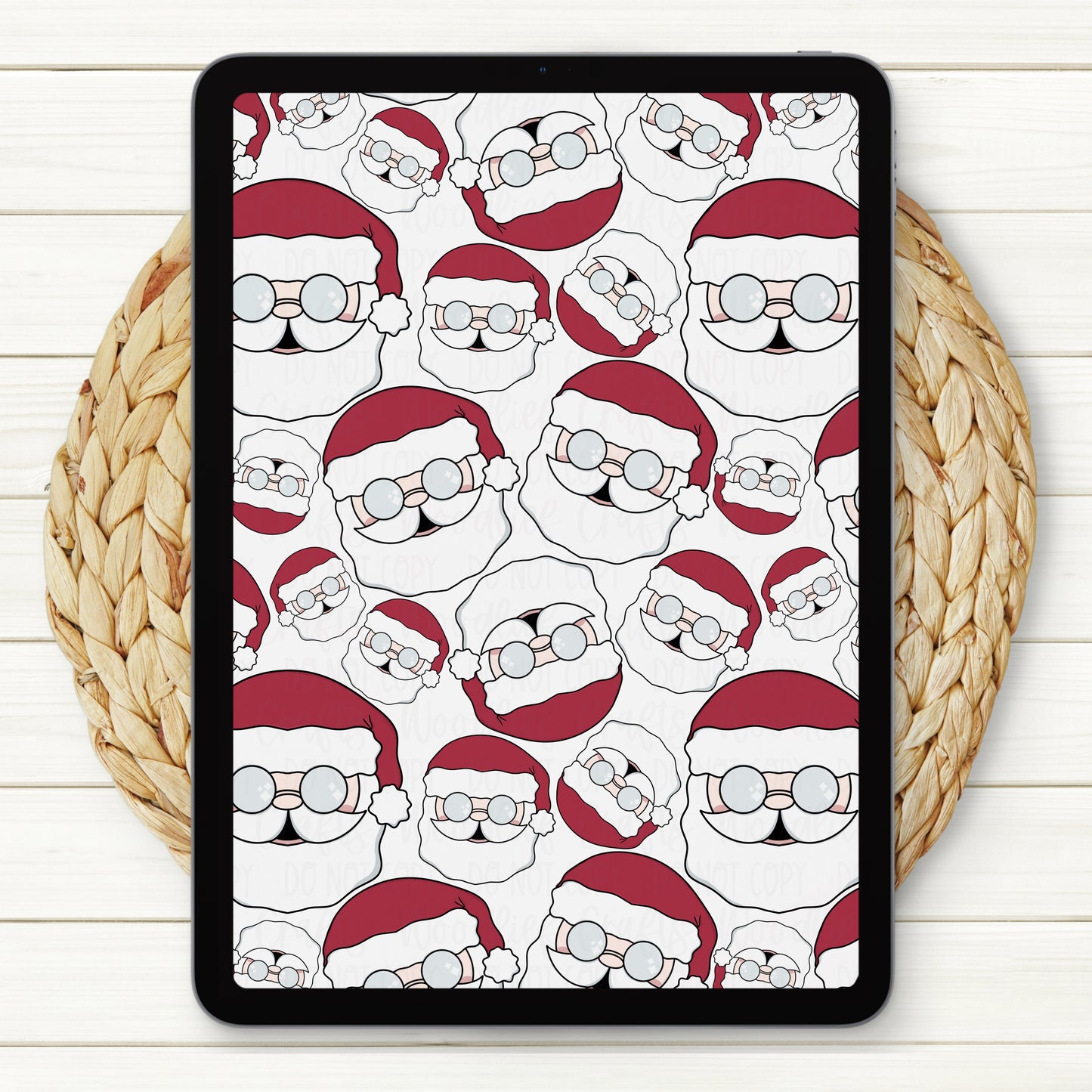 Holly Jolly Christmas Seamless Digital Paper | Two Scales Included