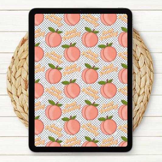Just Peachy Seamless Digital Paper | One Scale Included