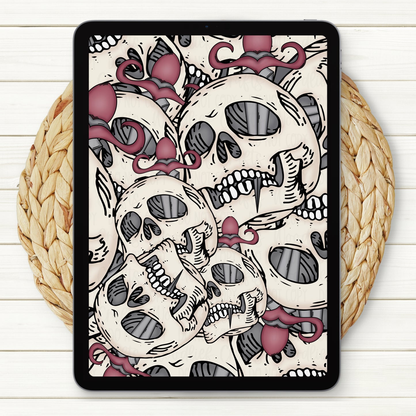 Love Is Dead Digital Paper | Two Scales Included