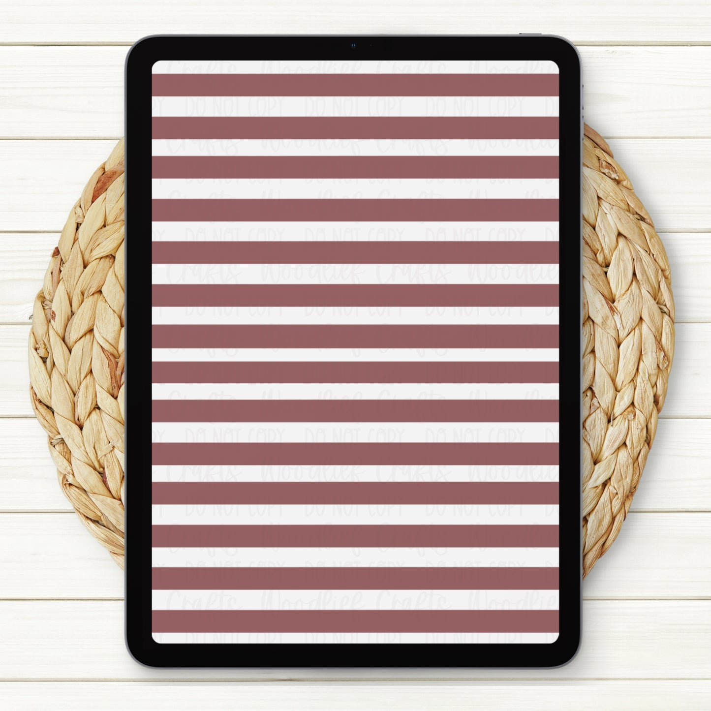 Mauve Stripes Seamless Digital Paper | Two Scales Included