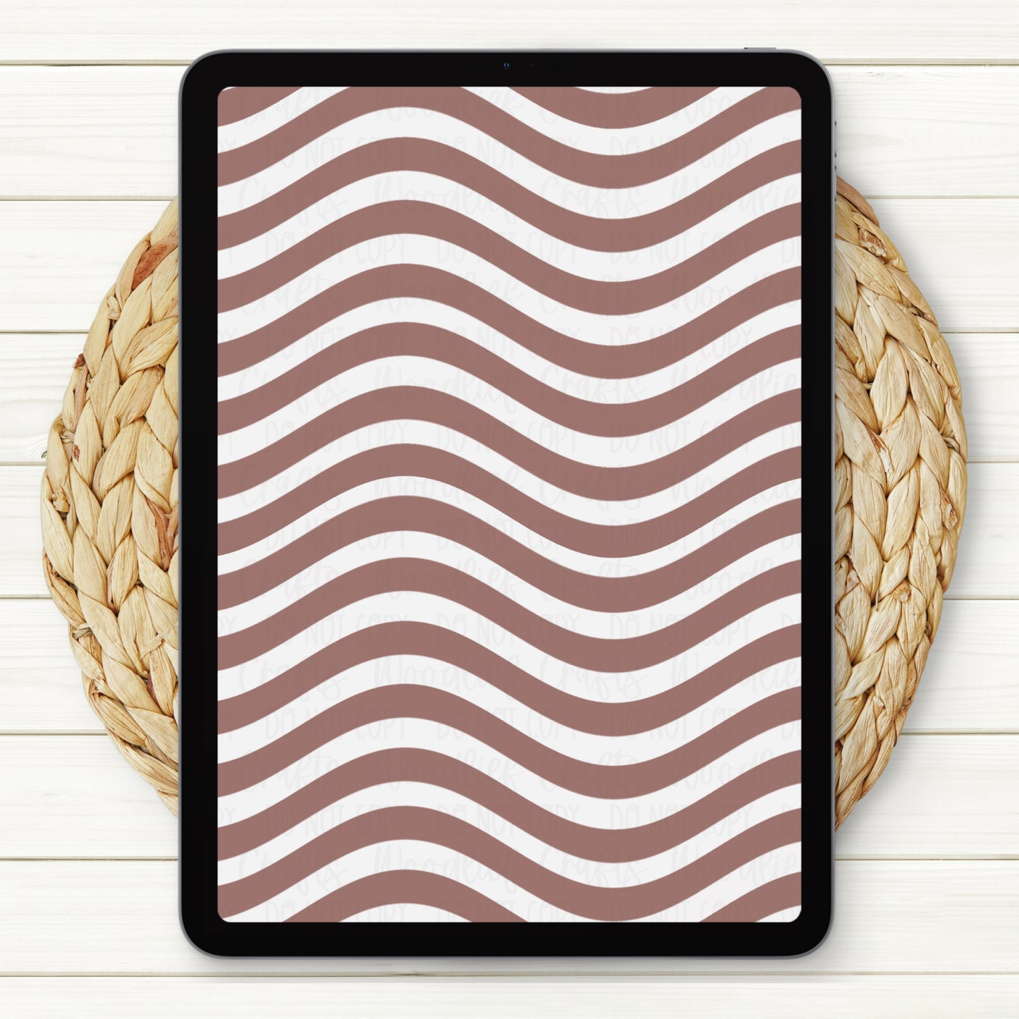 Mauve Waves Seamless Digital Paper | One Scale Included